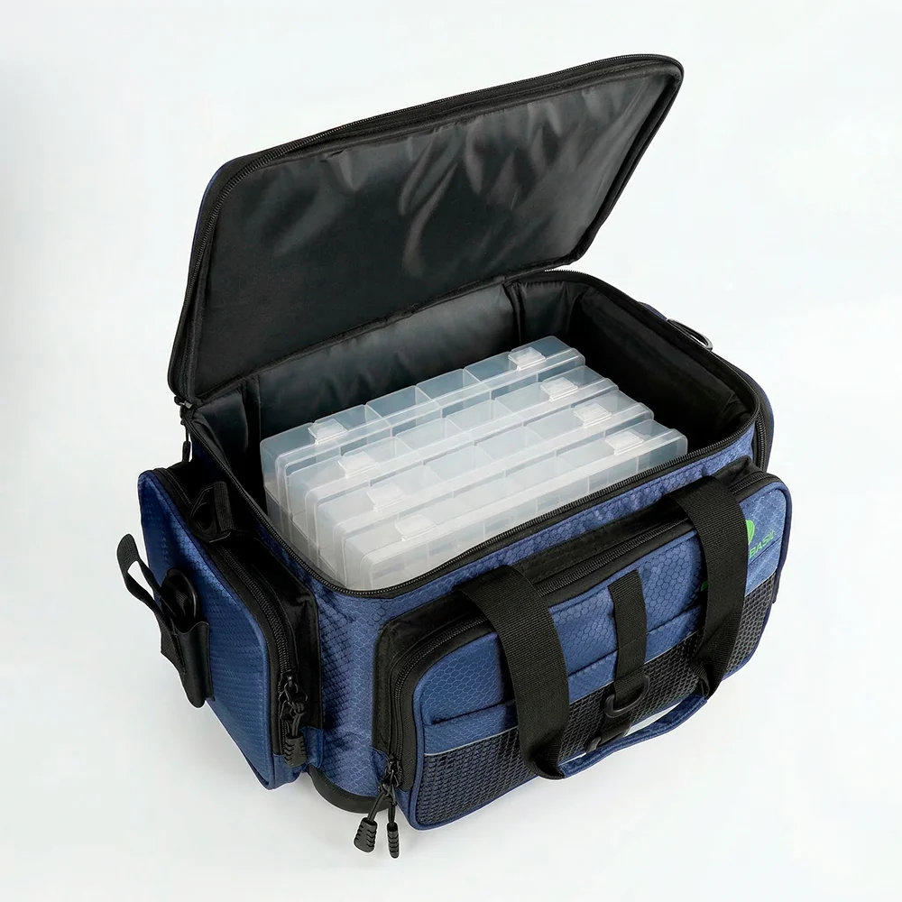 Bolsa Média Pro Team NG Pesca Brasil Nylon com 4 Estojos - Image 9