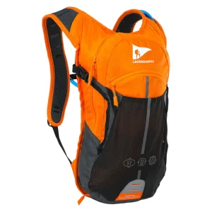 Mochila de Hidratação 15 Litros Legendários LGND 15L em Poliéster Honeycomb Ripstop, com Capa de Chuva Integrada, Ajuste Peitoral e Costado Respirável para Trilhas, Ciclismo e Missões ao Ar Livre