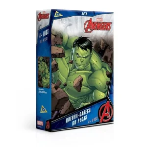 Quebra Cabeca Vingadores Hulk 60 Pecas 2685 – Toyster