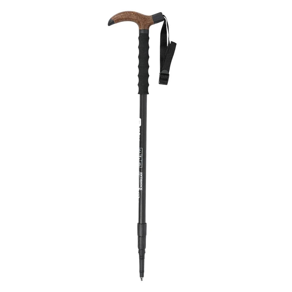 Bastão de Caminhada Retrátil 65,5 a 135 cm NTK T Grip – Sistema Antishock e 3 Ponteiras - Image 2