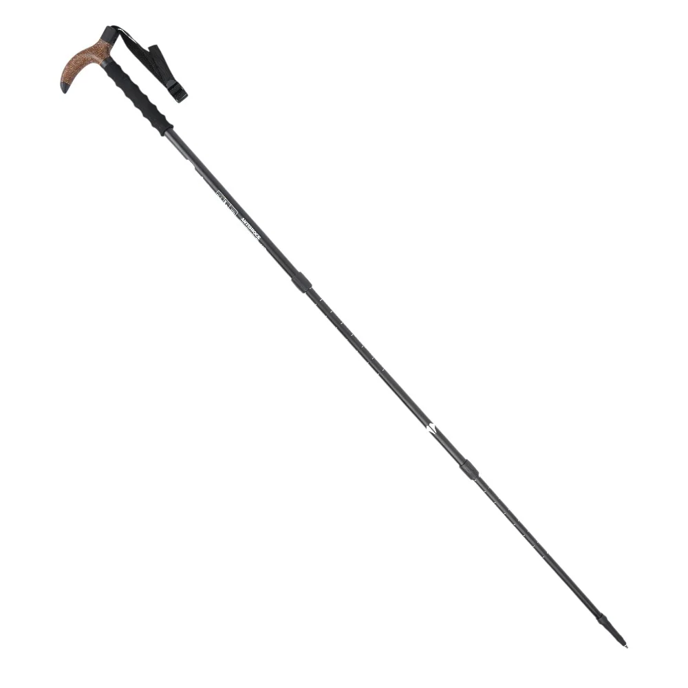 Bastão de Caminhada Retrátil 65,5 a 135 cm NTK T Grip – Sistema Antishock e 3 Ponteiras - Image 3