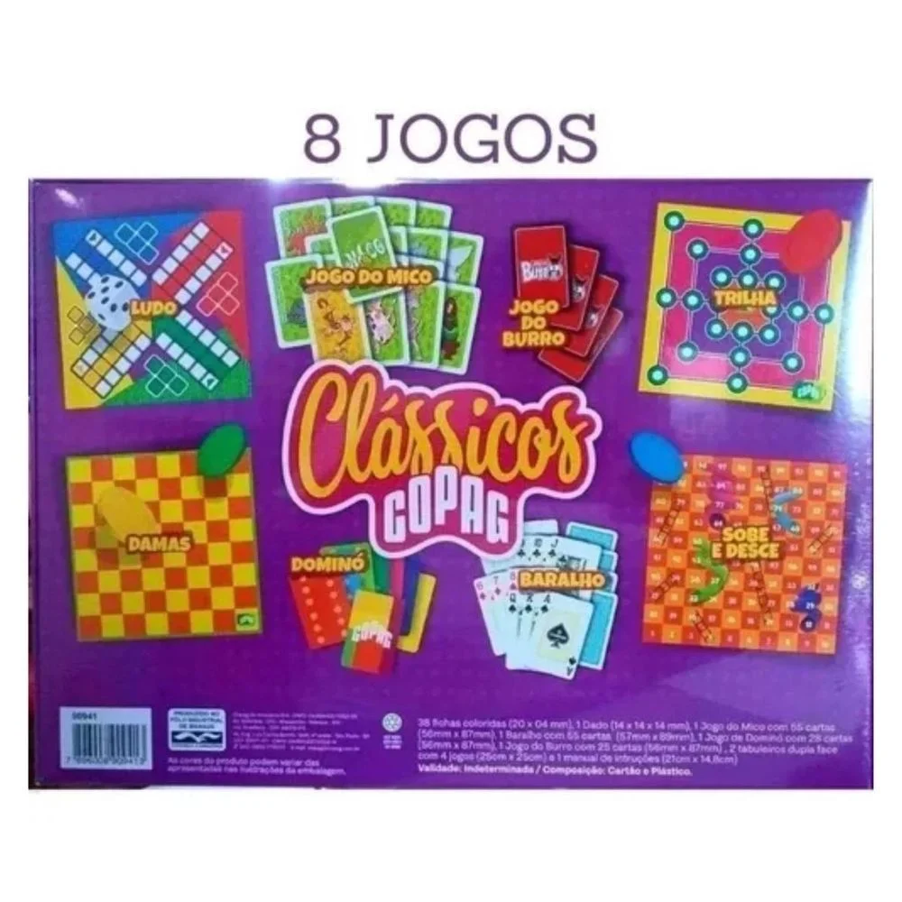 Jogo Classicos 8 Jogos Estrategicos Copag - Image 3