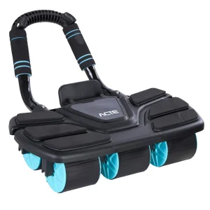 Roda Abdominal AB Roller com 6 Rodas - Preto