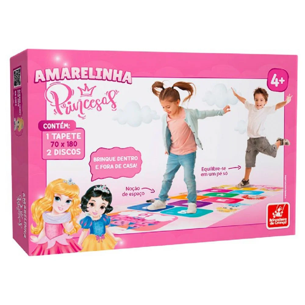 Brinquedo Pedagogico Amarelinha Princesas +4 Anos - Image 2