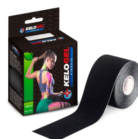 FITA KINÉSIO TAPE BANDAGEM ELÁSTICA KELOGEL PREMIUM 5CMX5M 3UN - MEDFORMA - Image 7