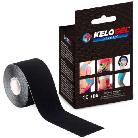 FITA KINÉSIO TAPE BANDAGEM ELÁSTICA KELOGEL PREMIUM 5CMX5M 3UN - MEDFORMA - Image 8