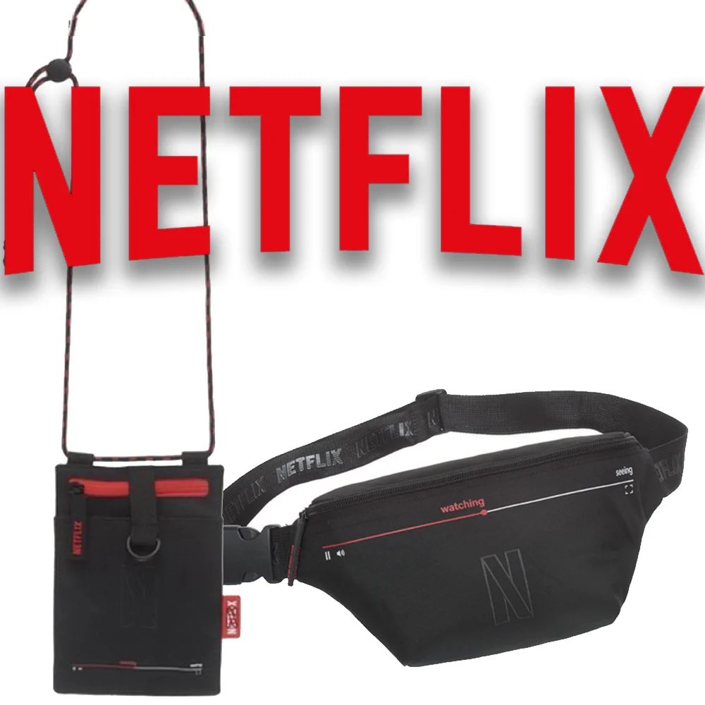 Kit Pochete + Porta Celular Netflix Pacific