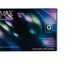 Luvas de Nitrilo Sonic - Caixa com 100 unidades - Kit com 10 caixas - Supermax