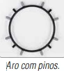 Aros Com Pinos p/ Cadeira de Rodas - Ortomobil