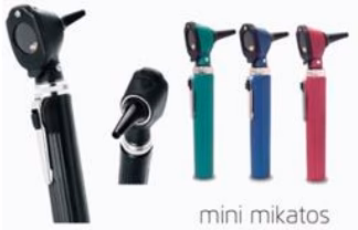 MINI OTOSCÓPIO, 14 espéculos Luz Amarelada (LED Branco Quente) ou Luz Branca (LED Branco Frio) - MIKATOS - Image 2