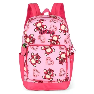 Mochila De Costas Toy Story Lotso Coracao Rosa Luxcel