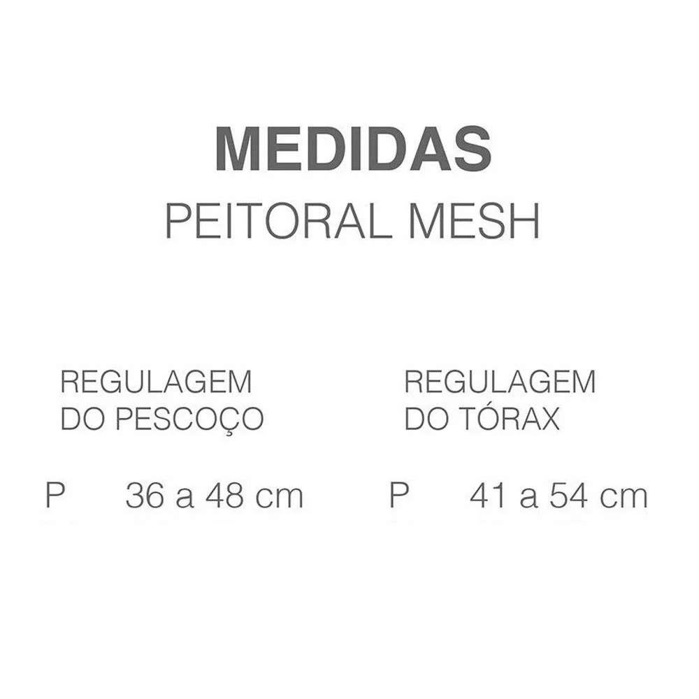 Peitoral Coleira Mesh Xadrez Tamanho P Meemo - Image 4