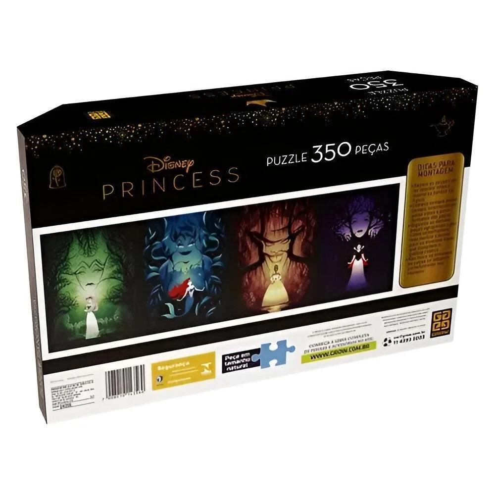 Quebra Cabeca Panorama Princess 350 Pecas + 8 Anos Grow - Image 4