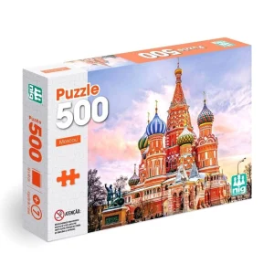 Quebra Cabeca Puzzle 500 Pecas Russia Moscou +7 Anos Nig