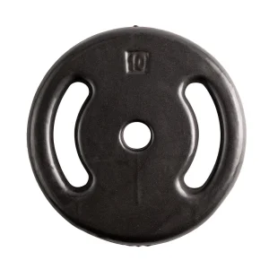 Anilha Emborrachada 10Kg Ferro Fundido PVC S26 Preto Acte