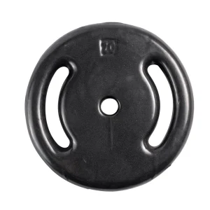 Anilha Emborrachada 20Kg Ferro Fundido PVC S27 Preto Acte