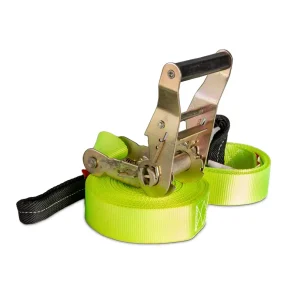 Slackline 10 Metros Poliéster Catraca T122 Verde Acte