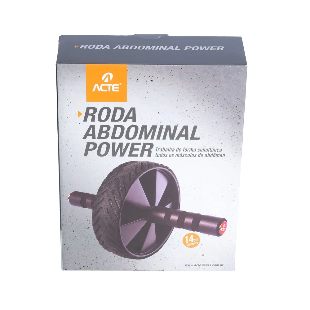 Roda Abdominal Power Preto T146 Acte Sports - Image 8