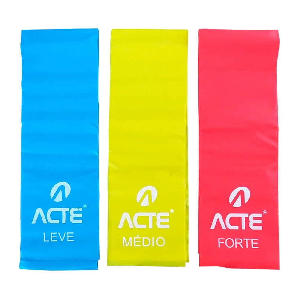 Kit 3 Faixas + 3 Mini Bands T270-A Acte Sports - Image 3