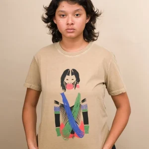Camiseta Festa das Mulheres - Arte indígena Kayapó
