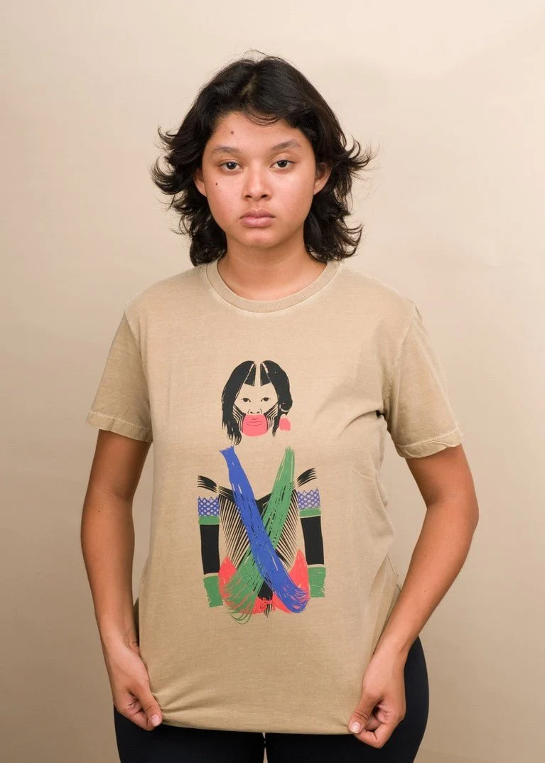 Camiseta Festa das Mulheres - Arte indígena Kayapó - Image 2