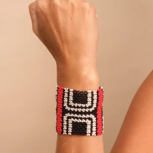 Pulseira Waurá - Joia Indígena