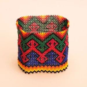 Pulseira Waurá - Joia Indígena